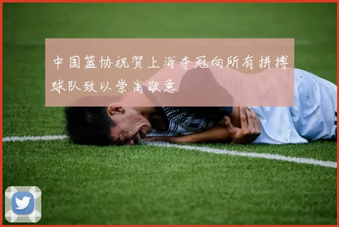 中国篮协祝贺上海夺冠向所有拼搏球队致以崇高敬意